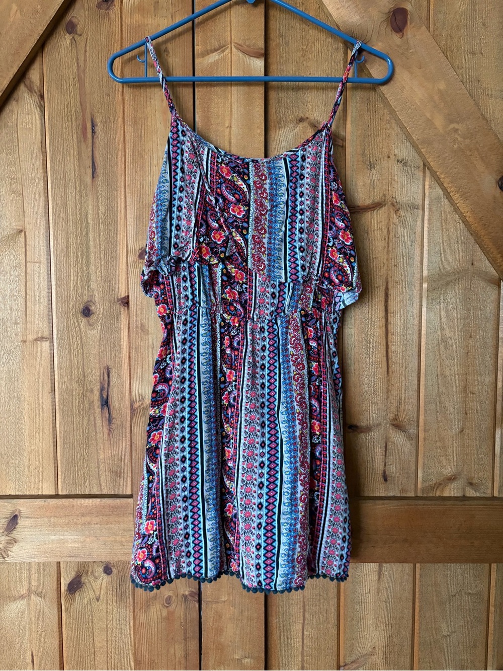 Women Floral Stripe dress Multi-Color